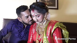 Newly Fond of Indian Girl Sudipa Hardcore Honeymoon Chief night coitus and creampie - Hindi Audio