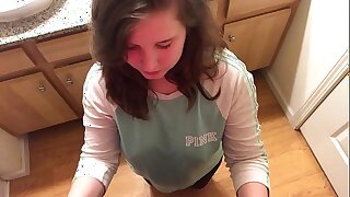 PAWG POV doggy and Cum on Belly