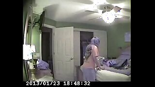 Shut cam in bed room of my mum caught estimable masturbation